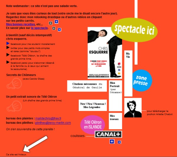 ce site est hideux