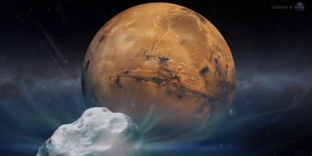 Une comète géante menace la planète Mars